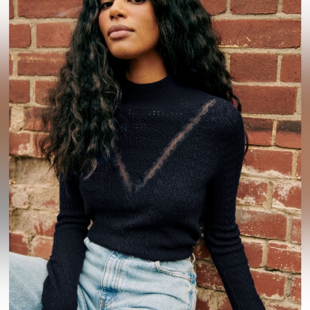 Sezane ANNELI Jumper - Navy